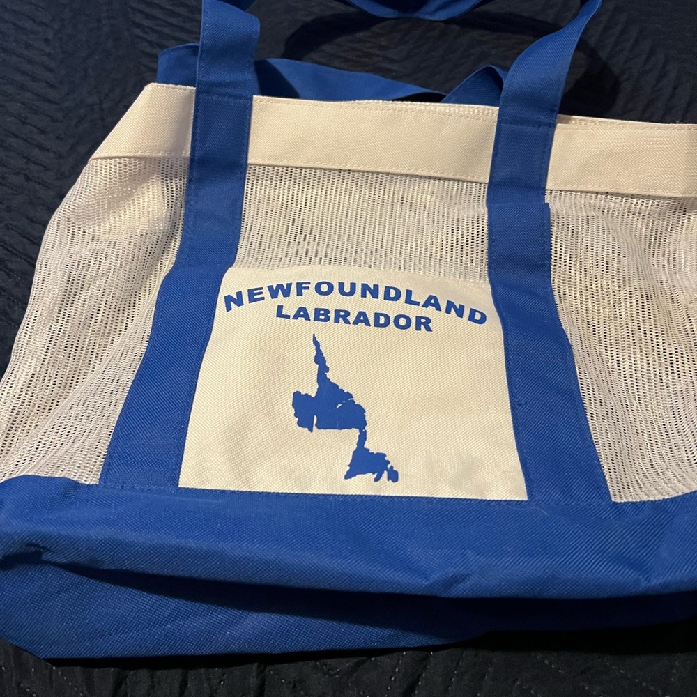 Newfoundland Labrador Blue Tote Bag